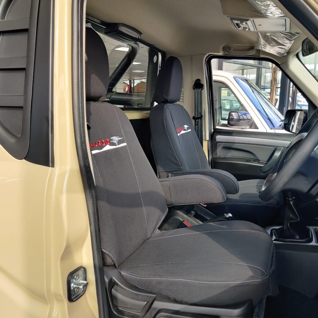 Karoo Mahindra Double Cab Seat covers with Back Armrest